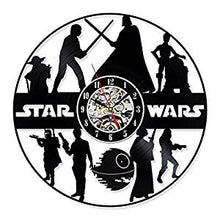 Load image into Gallery viewer, STAR WARS Themed Vinyl Record Clock Home Decor Wall Art