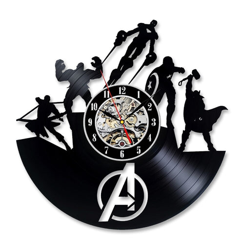 The Avengers Vinyl Wall Clock Marvel Civil War