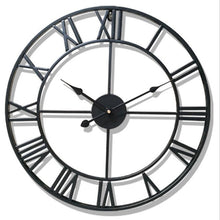 Load image into Gallery viewer, New 3D Retro Iron Art Large Mute Decorative Wall Clock