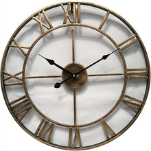 Load image into Gallery viewer, New 3D Retro Iron Art Large Mute Decorative Wall Clock