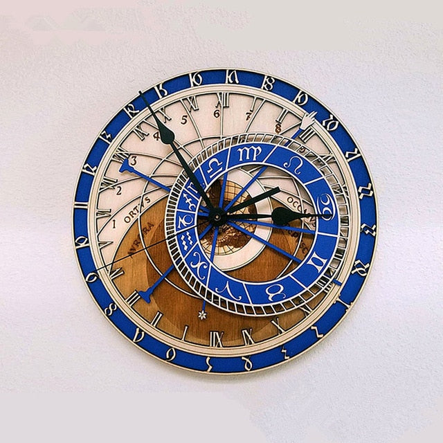 New Antique Style Clocks Astronomical 3D Wall Clock